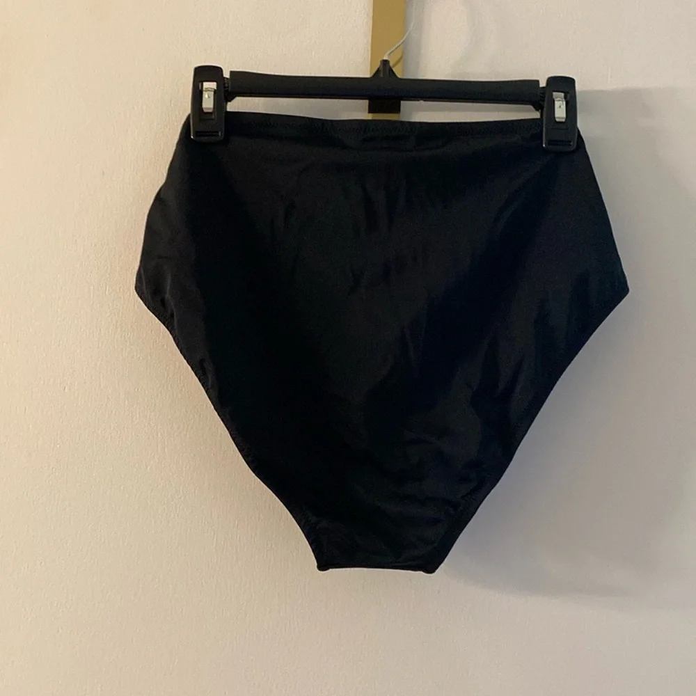 Swimsuits for all Black White Bottom Women's 16 NWT